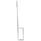 Ekena Millwork 3-in. W x 16-in. D x 22-in. H Baker Architectural Grade PVC Knee Brace BRCP03X16X22BKR - alternate 2